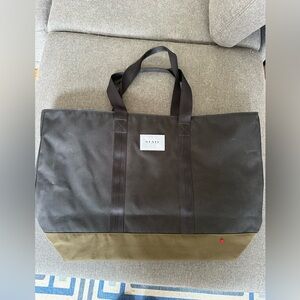 State Bags XL Black and Olive Tote Bag